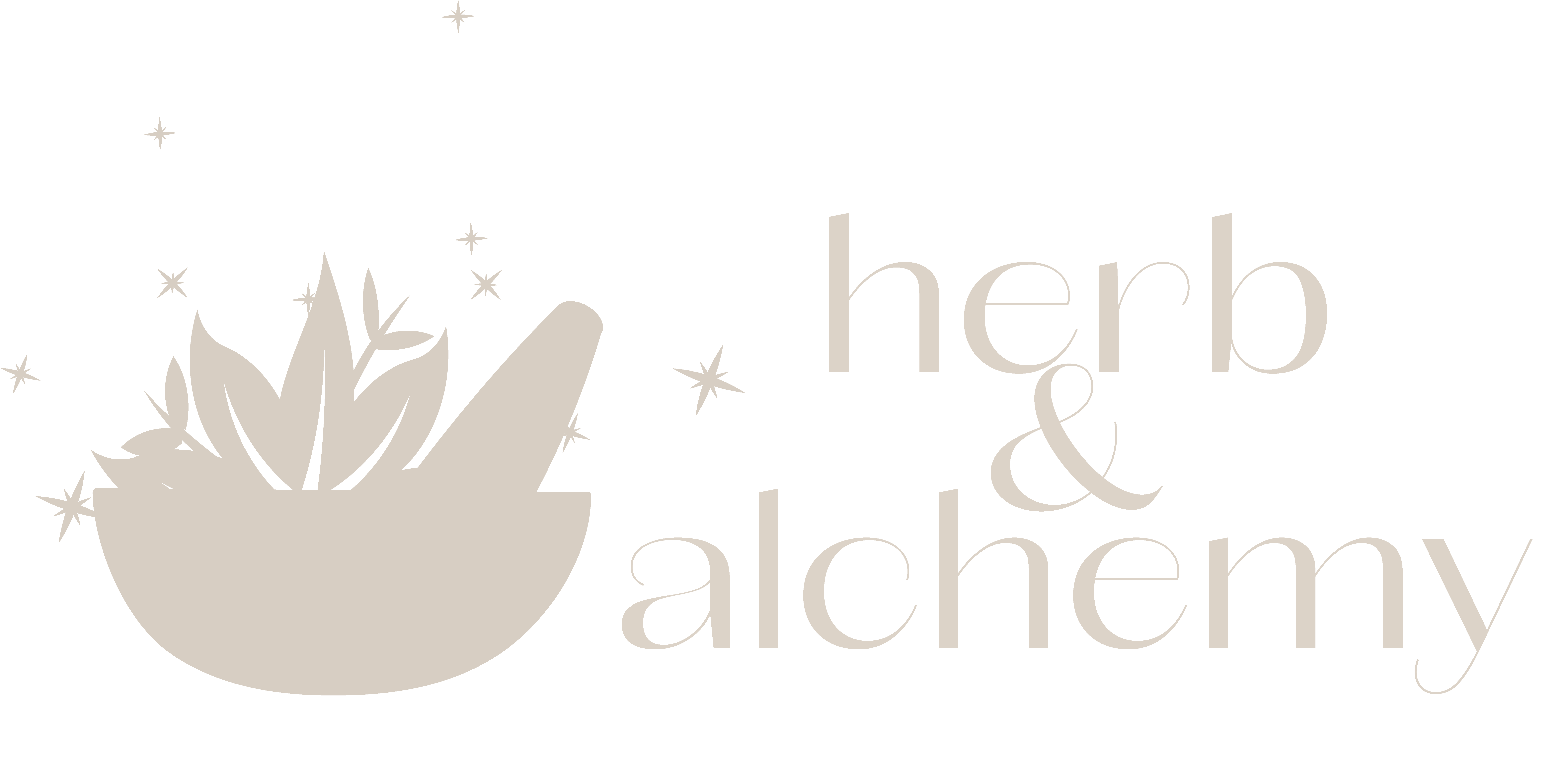 Herb and alchemy logo